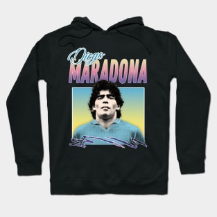 Diego Maradona / 90s Style Fanart Design Hoodie